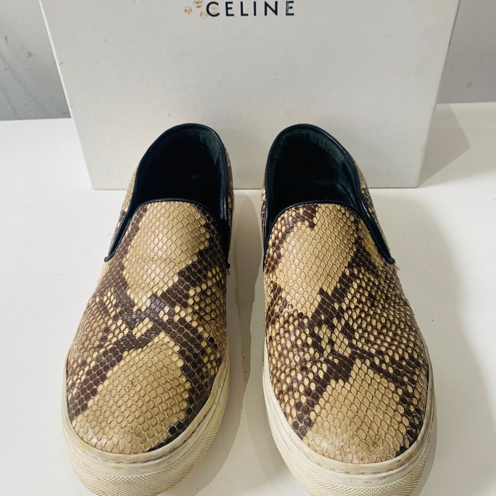 Celine - Snakeskin " Van" Sneakers  by Phoebe Phil